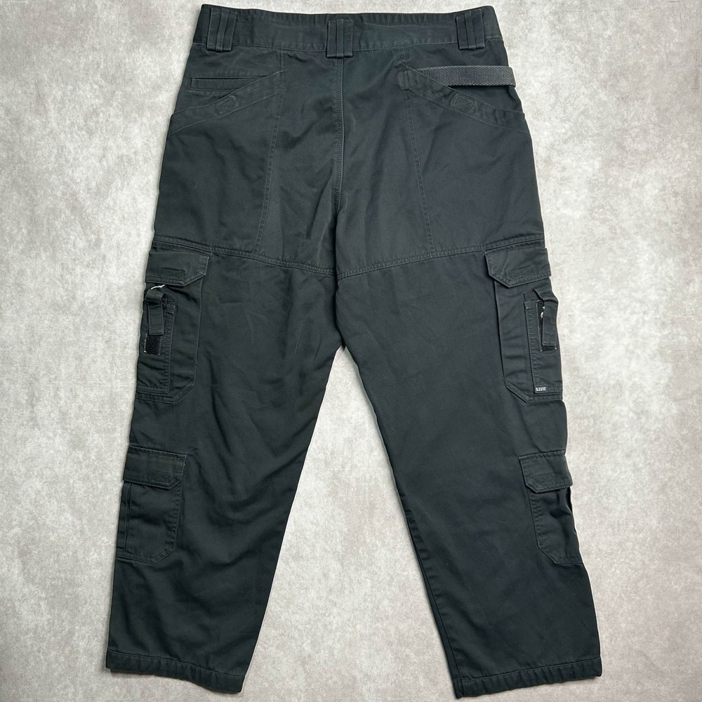 5.11 Tactical Pants Mens 34x29 Taclite Black EMS Ripstop Cargo Utility Workwear*
